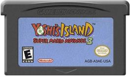 Cartridge artwork for Yoshi's Island: Super Mario Advance 3 on the Nintendo Game Boy Advance.