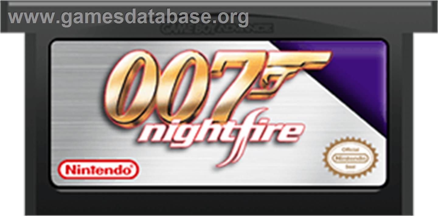 007: Nightfire - Nintendo Game Boy Advance - Artwork - Cartridge