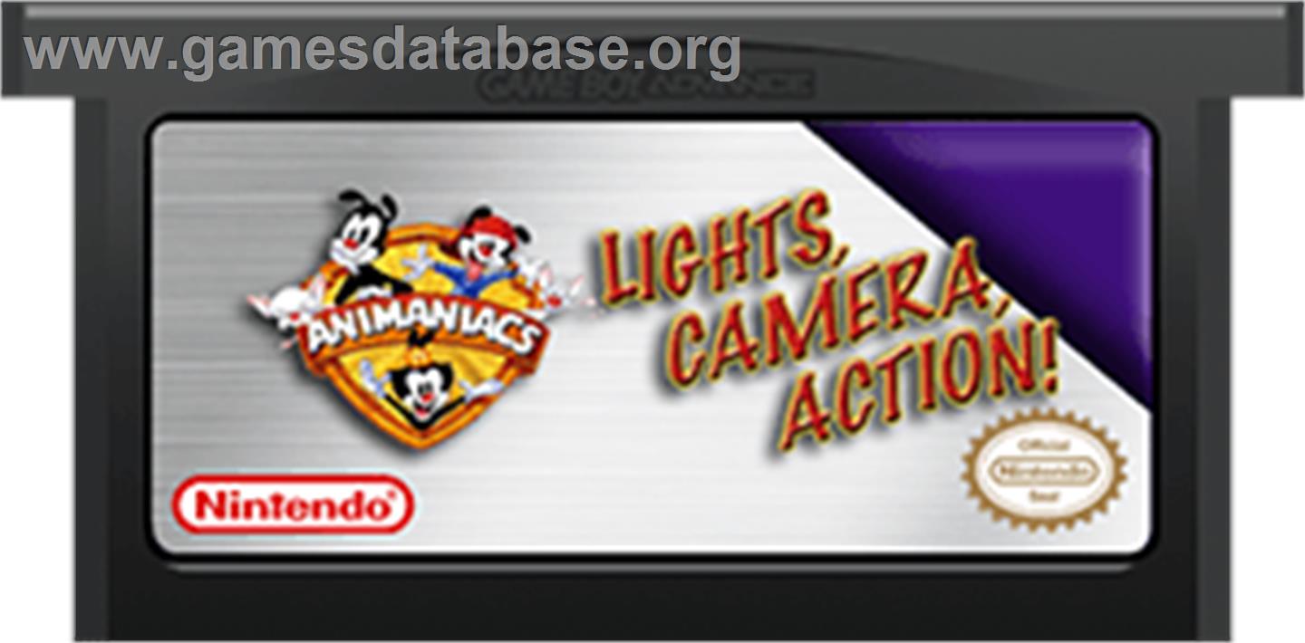 Animaniacs: Lights, Camera, Action - Nintendo Game Boy Advance - Artwork - Cartridge