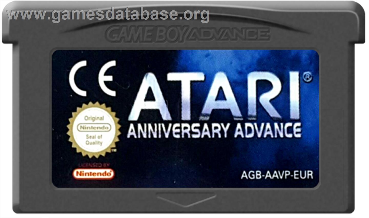 Atari Anniversary Advance - Nintendo Game Boy Advance - Artwork - Cartridge