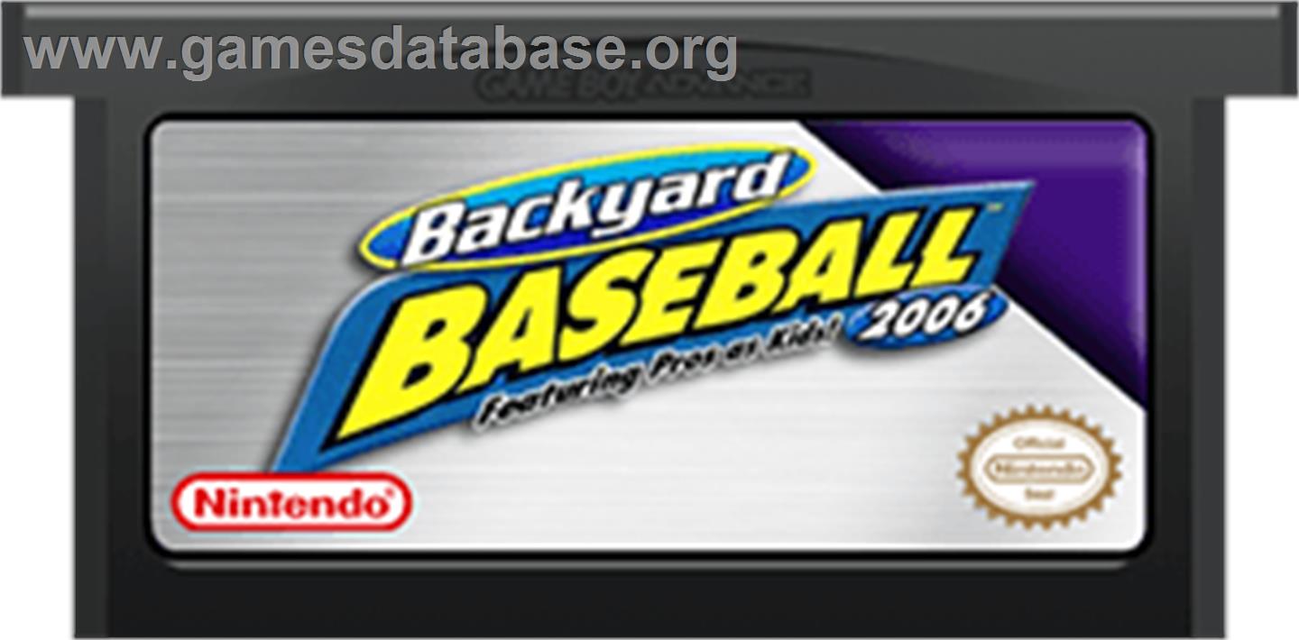 Backyard Basketball 2007 - Nintendo Game Boy Advance - Artwork - Cartridge