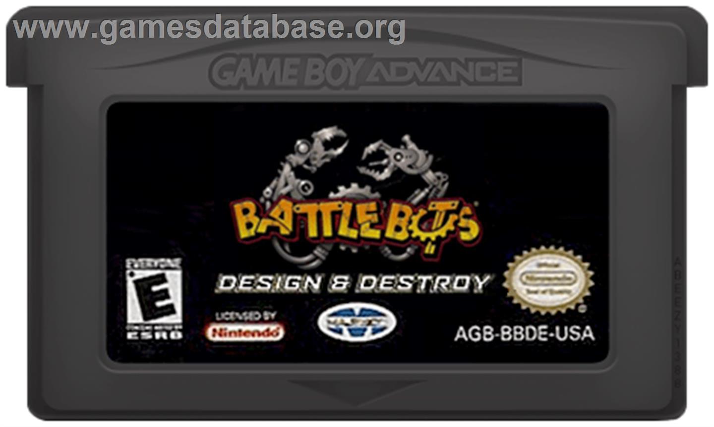 BattleBots: Design & Destroy - Nintendo Game Boy Advance - Artwork - Cartridge