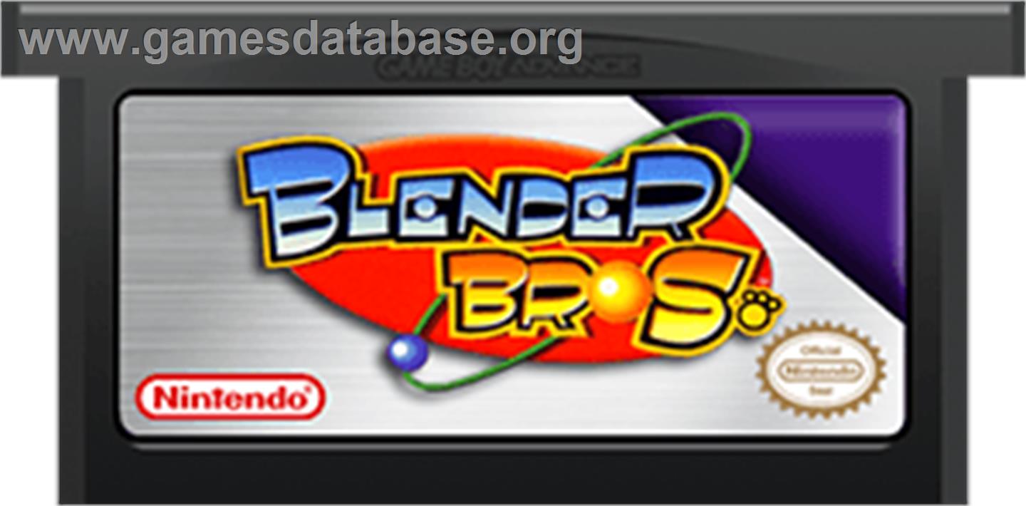Blender Bros. - Nintendo Game Boy Advance - Artwork - Cartridge