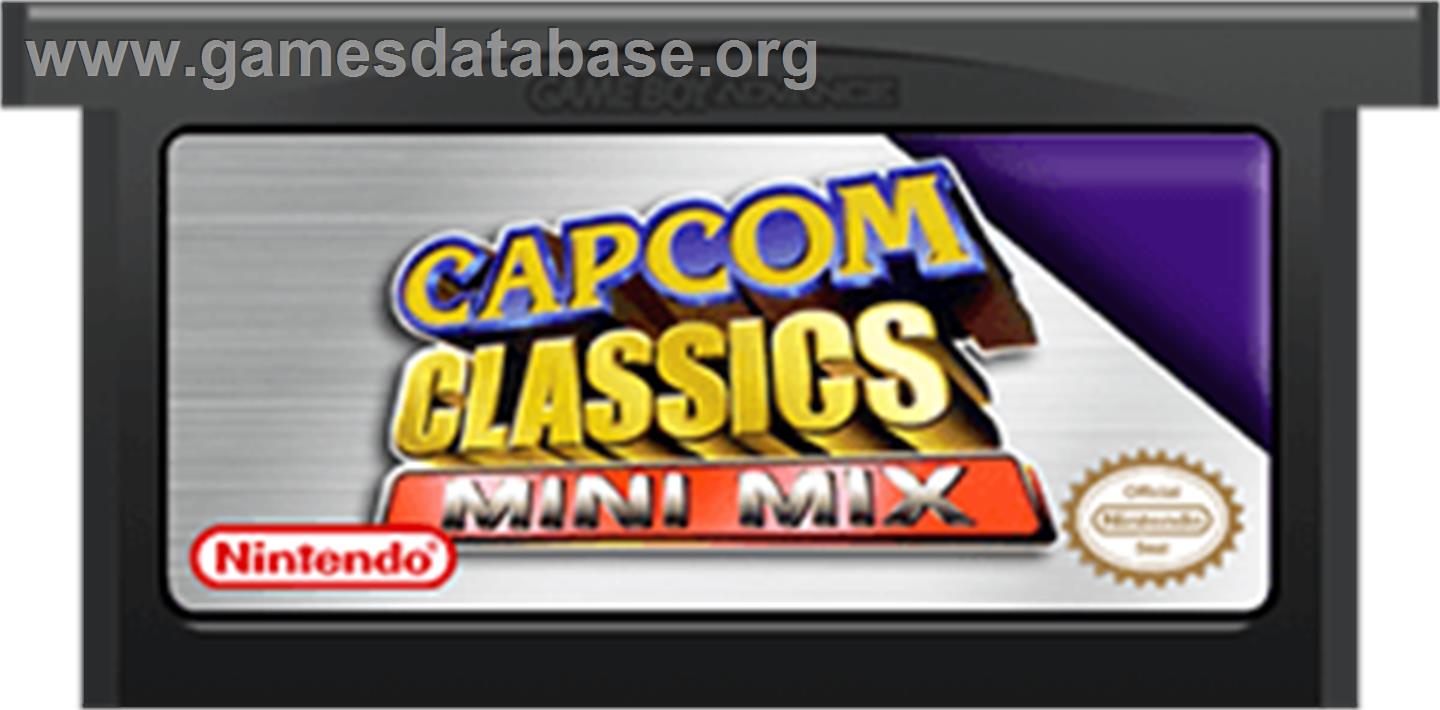 Capcom Classics: Mini Mix - Nintendo Game Boy Advance - Artwork - Cartridge