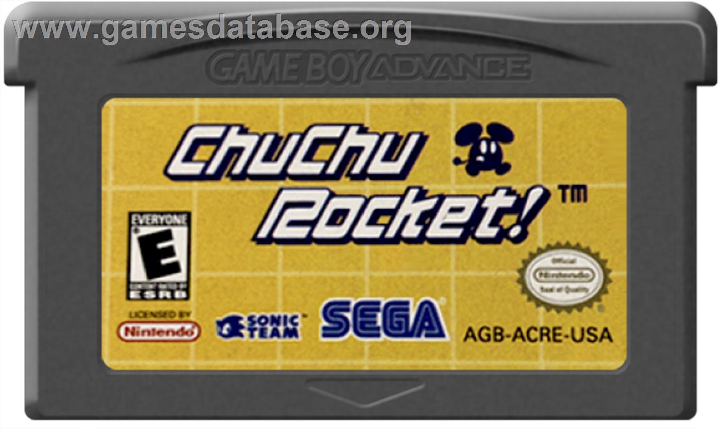 ChuChu Rocket - Nintendo Game Boy Advance - Artwork - Cartridge
