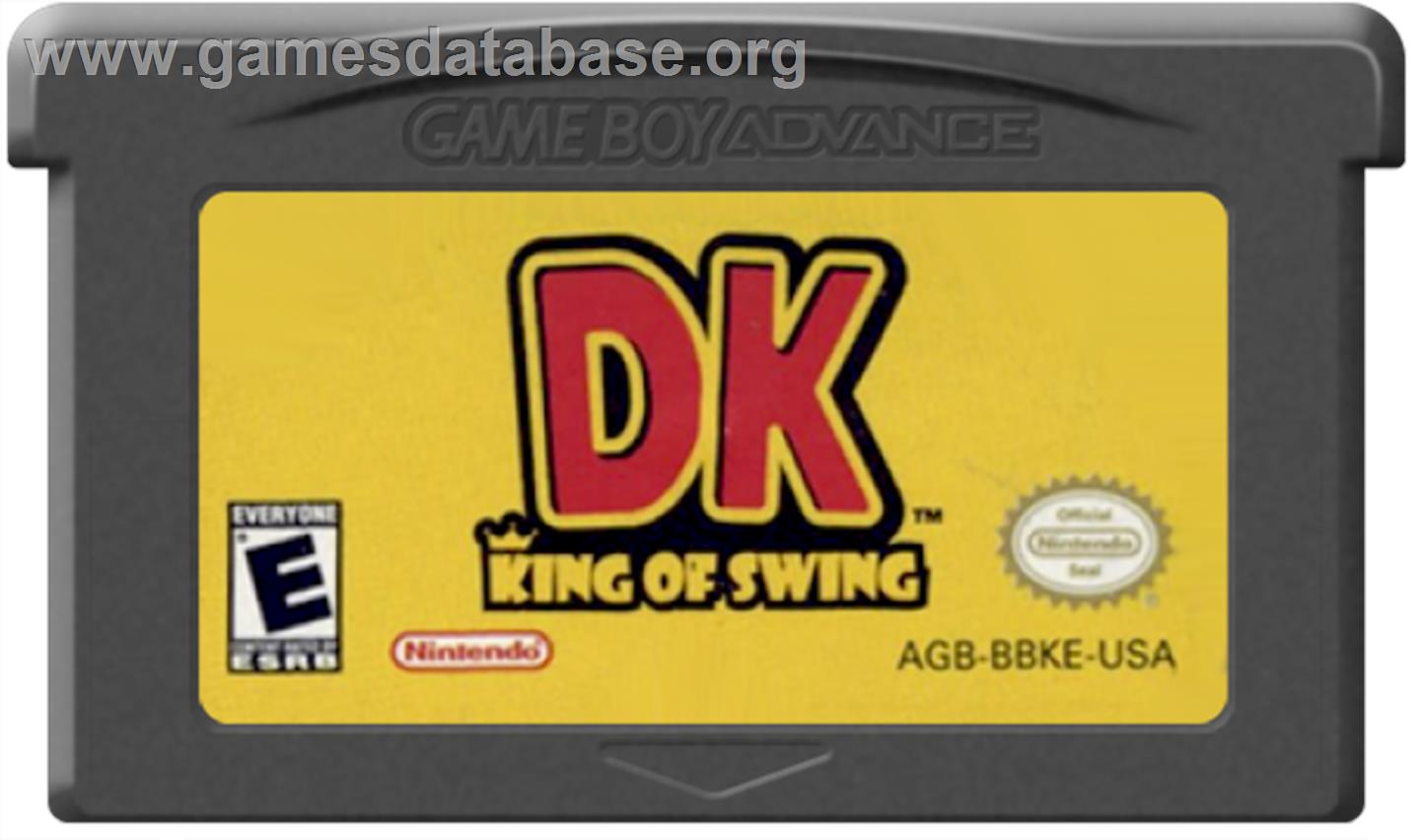 DK: King of Swing - Nintendo Game Boy Advance - Artwork - Cartridge