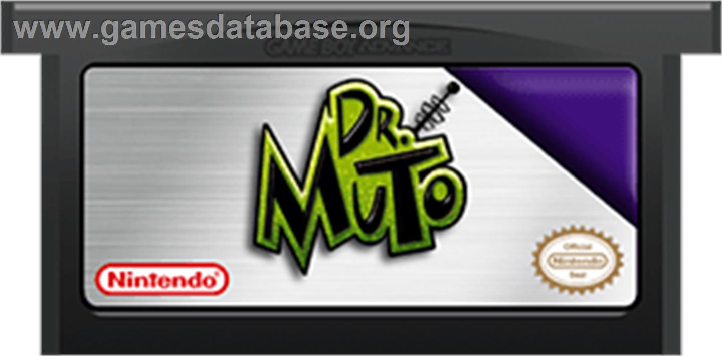 Dr. Muto - Nintendo Game Boy Advance - Artwork - Cartridge