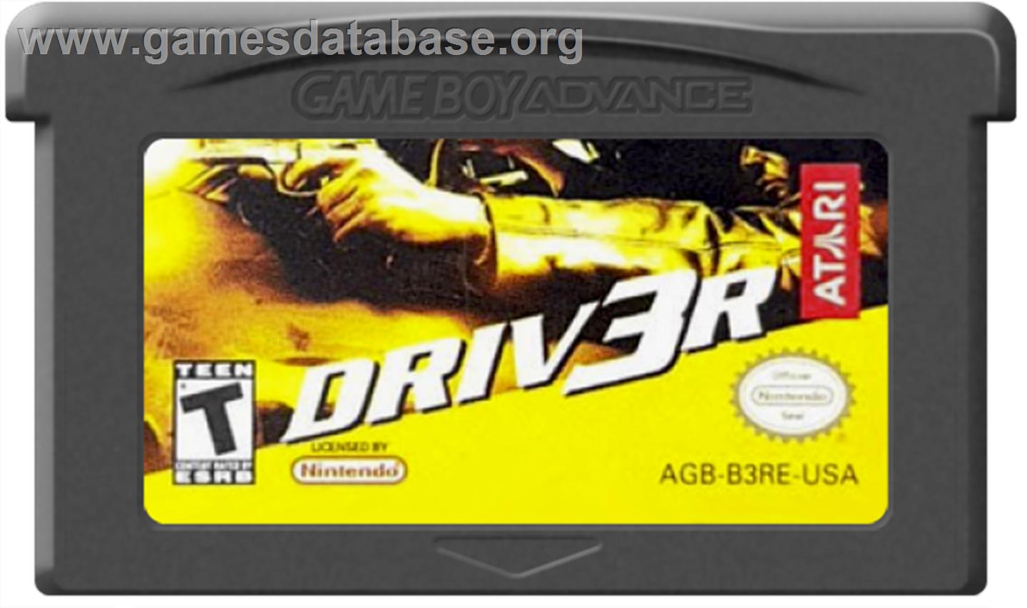 Driv3r 2 - Nintendo Game Boy Advance - Artwork - Cartridge