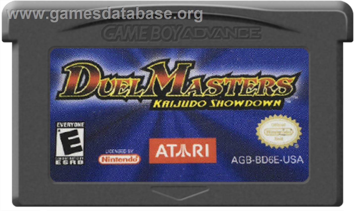 Duel Masters Kaijudo Showdown - Nintendo Game Boy Advance - Artwork - Cartridge