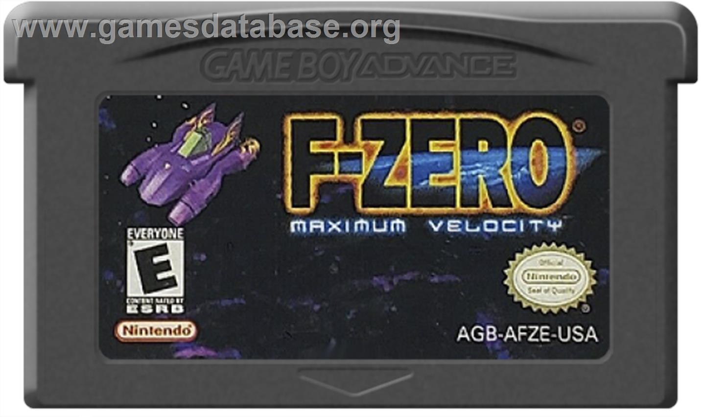 F-Zero: Maximum Velocity - Nintendo Game Boy Advance - Artwork - Cartridge