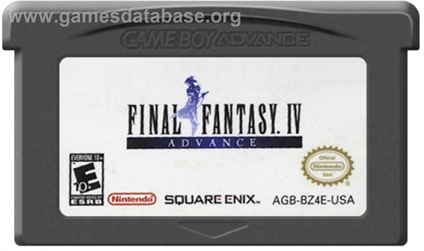 Final Fantasy 2 - Nintendo Game Boy Advance - Artwork - Cartridge