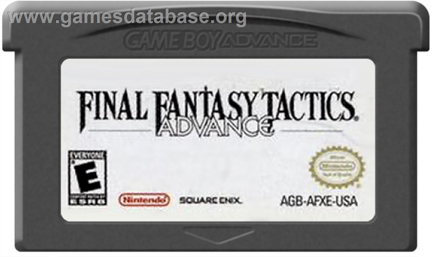 Final Fantasy Tactics Advance - Nintendo Game Boy Advance - Artwork - Cartridge
