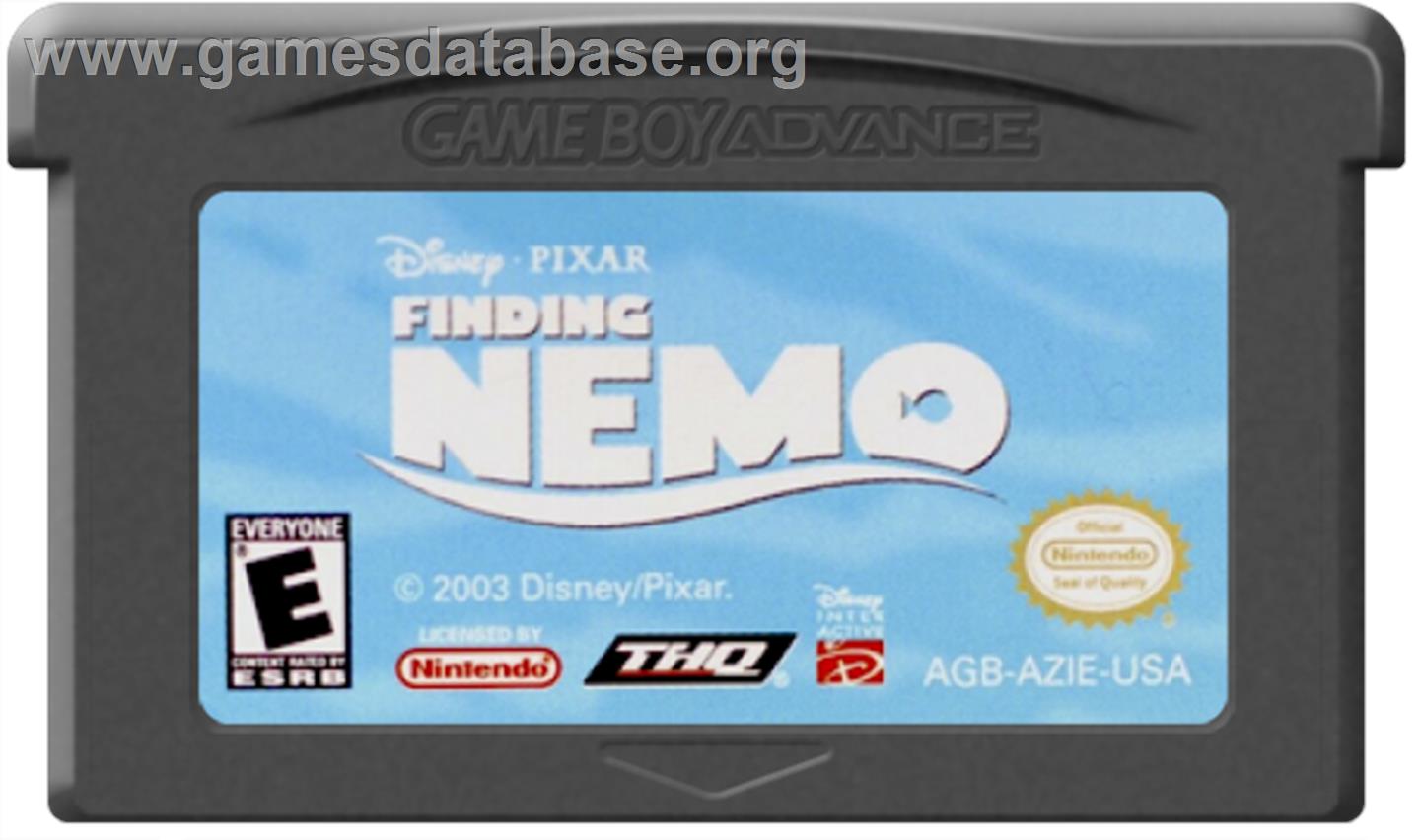 Finding Nemo - Nintendo Game Boy Advance - Artwork - Cartridge