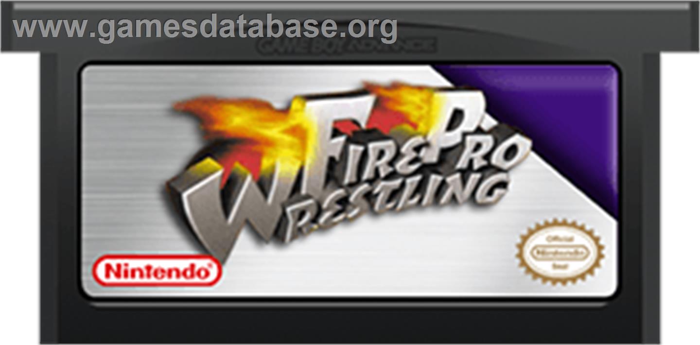 Fire Pro Wrestling - Nintendo Game Boy Advance - Artwork - Cartridge