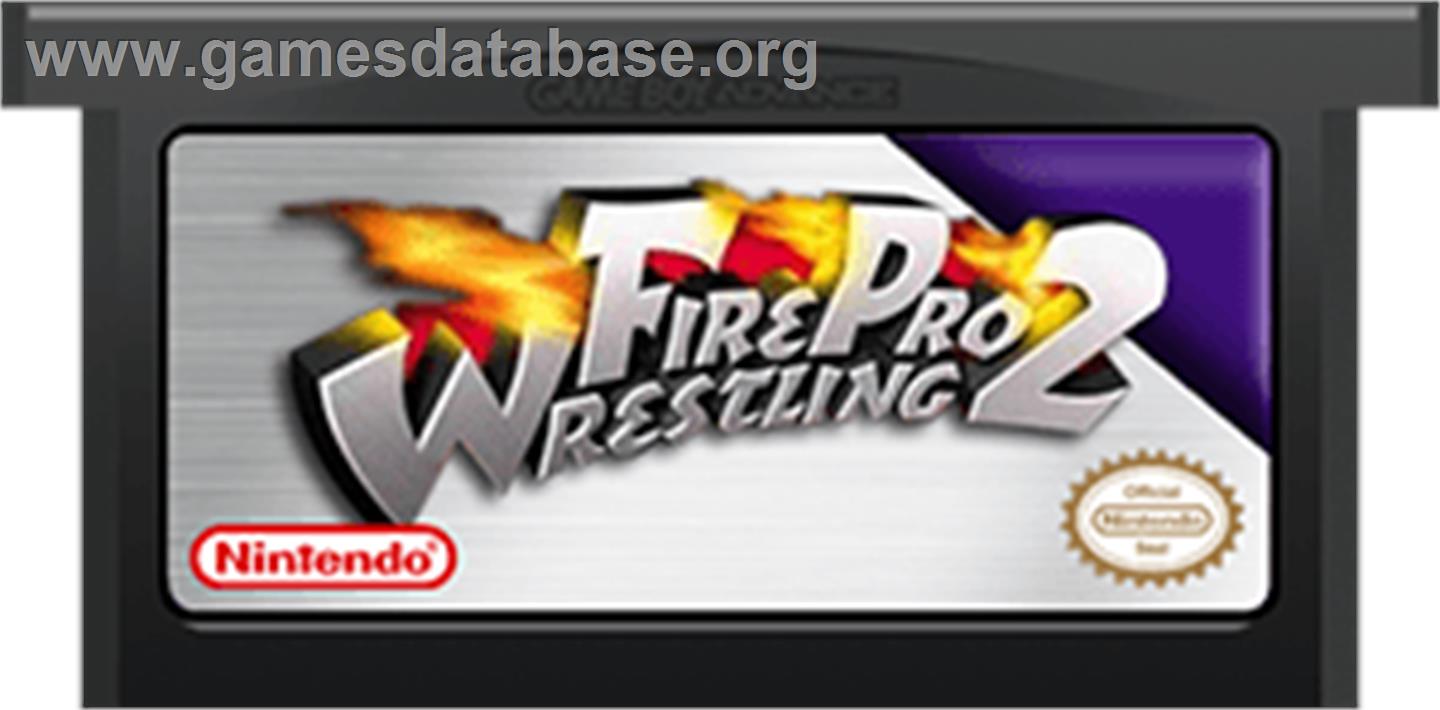 Fire Pro Wrestling 2 - Nintendo Game Boy Advance - Artwork - Cartridge