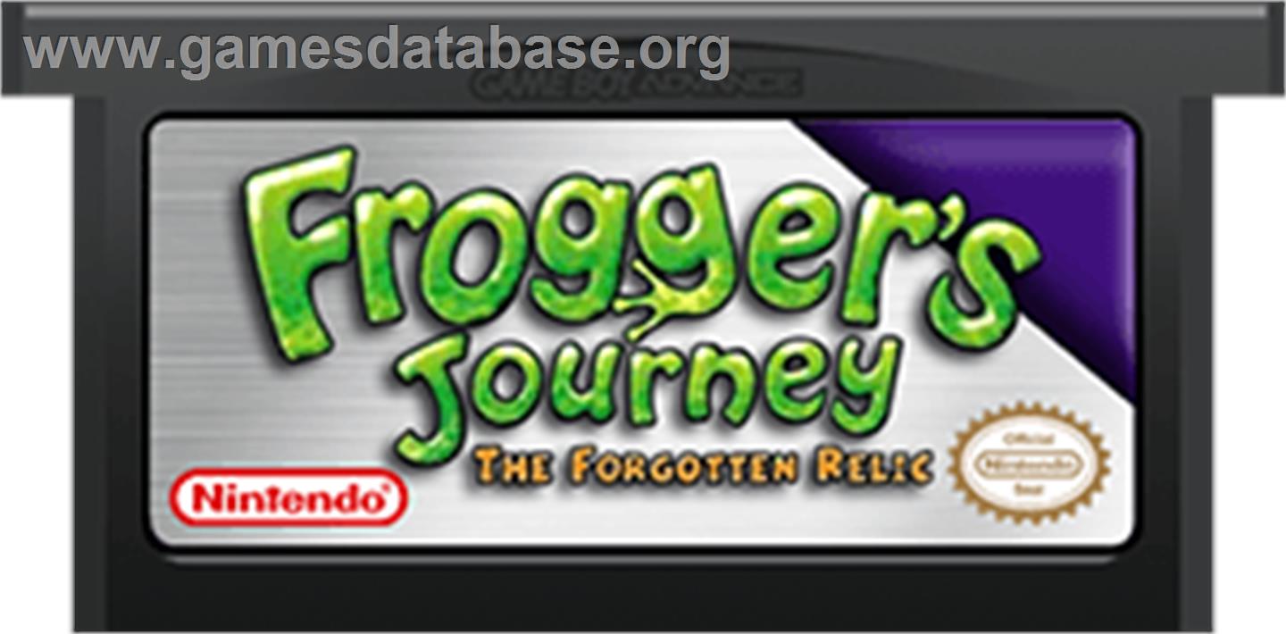 Frogger's Journey: The Forgotten Relic - Nintendo Game Boy Advance - Artwork - Cartridge