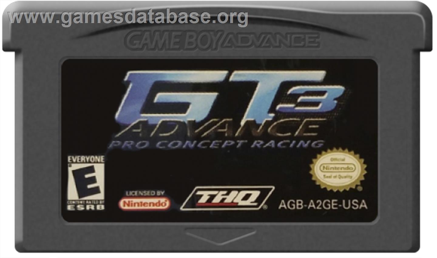 GT Advance 3: Pro Concept Racing - Nintendo Game Boy Advance - Artwork - Cartridge