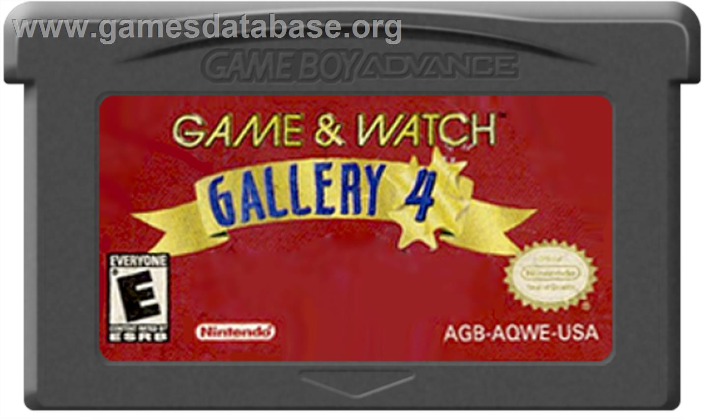 Game & Watch Gallery 4 - Nintendo Game Boy Advance - Artwork - Cartridge
