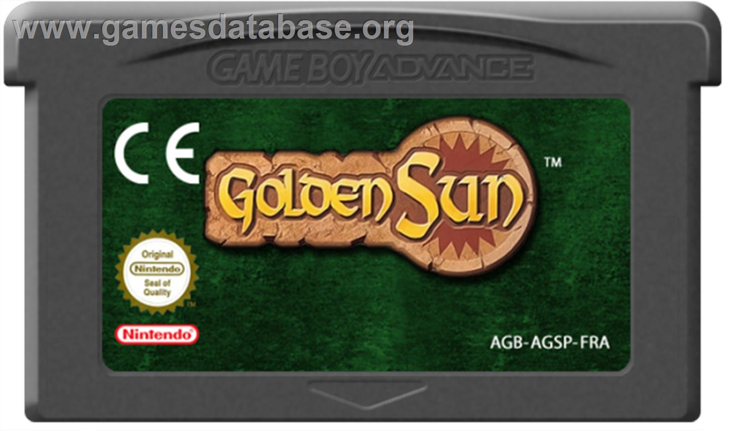 Golden Sun: The Lost Age - Nintendo Game Boy Advance - Artwork - Cartridge