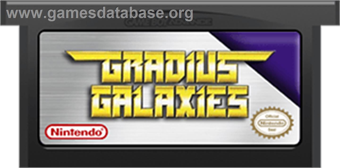 Gradius Galaxies - Nintendo Game Boy Advance - Artwork - Cartridge