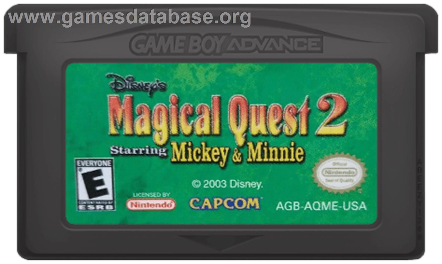 Great Circus Mystery starring Mickey and Minnie Mouse - Nintendo Game Boy Advance - Artwork - Cartridge