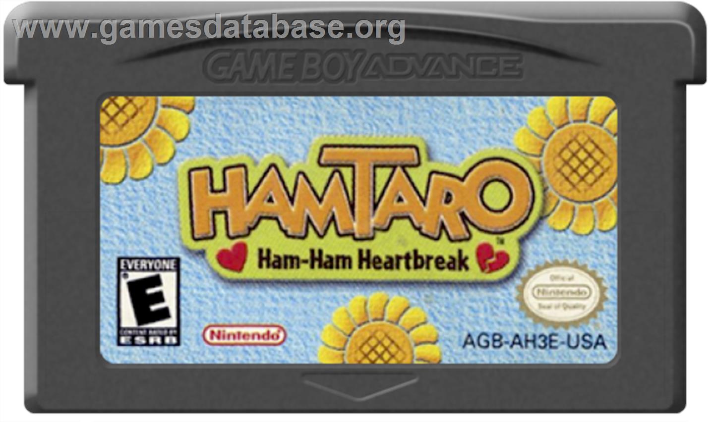 Hamtaro: Ham Ham Heartbreak - Nintendo Game Boy Advance - Artwork - Cartridge