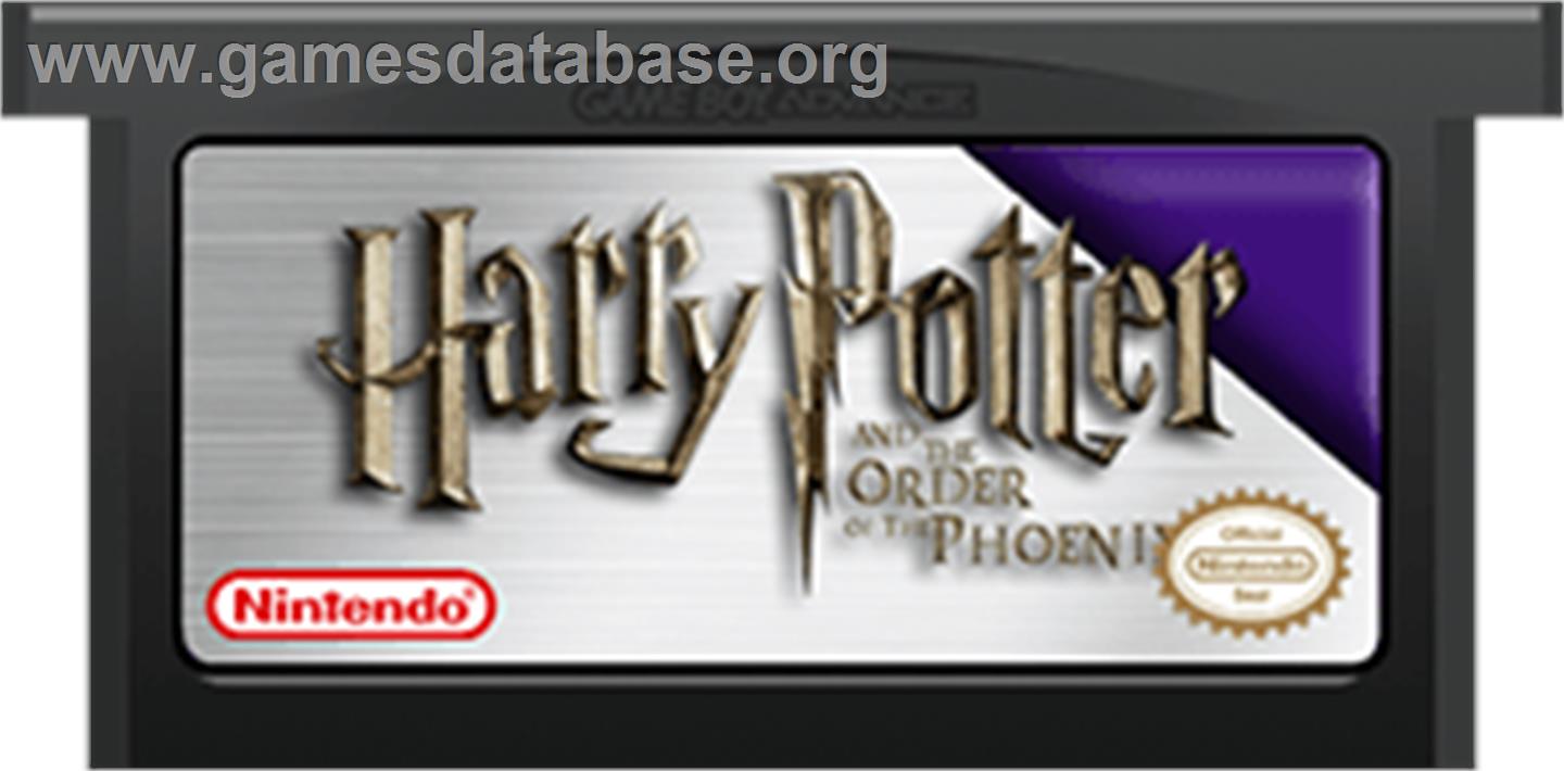 Harry Potter and the Order of the Phoenix - Nintendo Game Boy Advance - Artwork - Cartridge