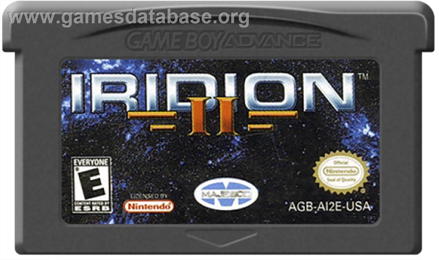 Iridion 2 - Nintendo Game Boy Advance - Artwork - Cartridge