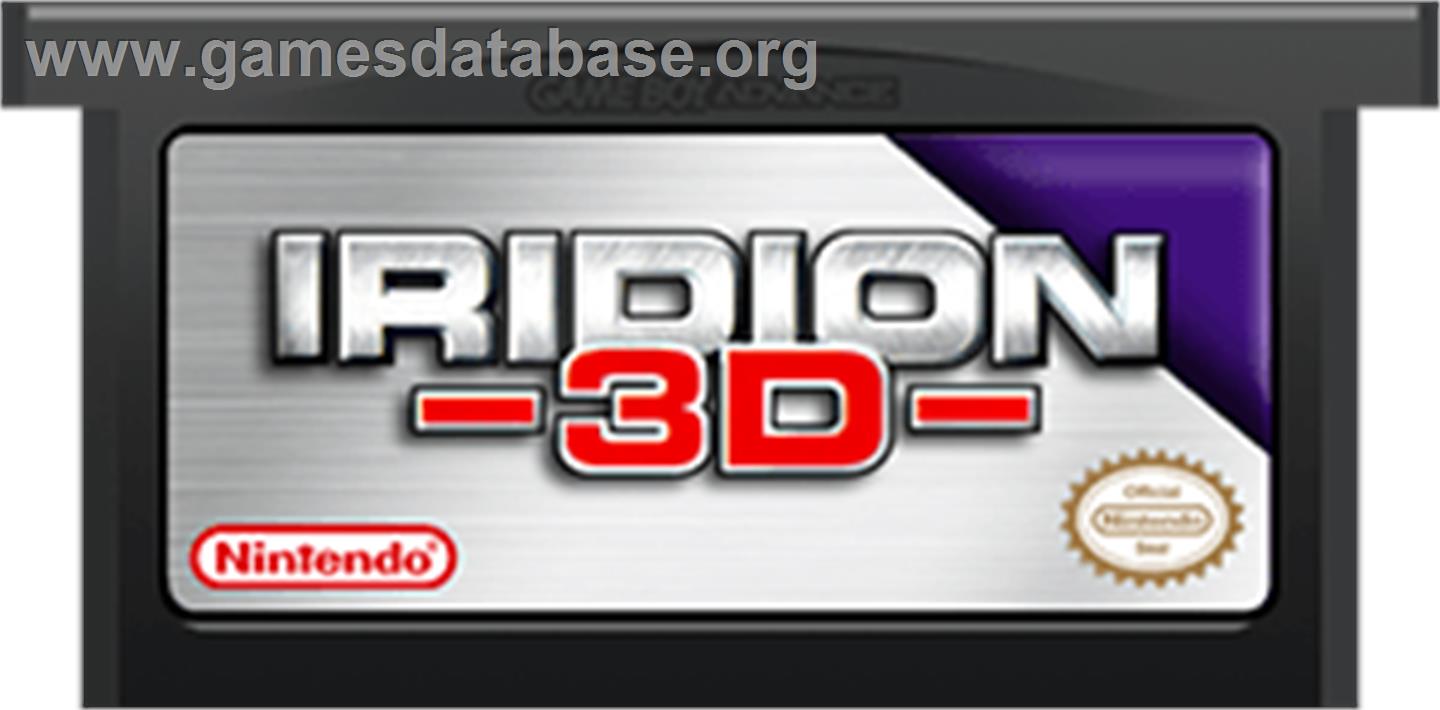 Iridion 3D - Nintendo Game Boy Advance - Artwork - Cartridge