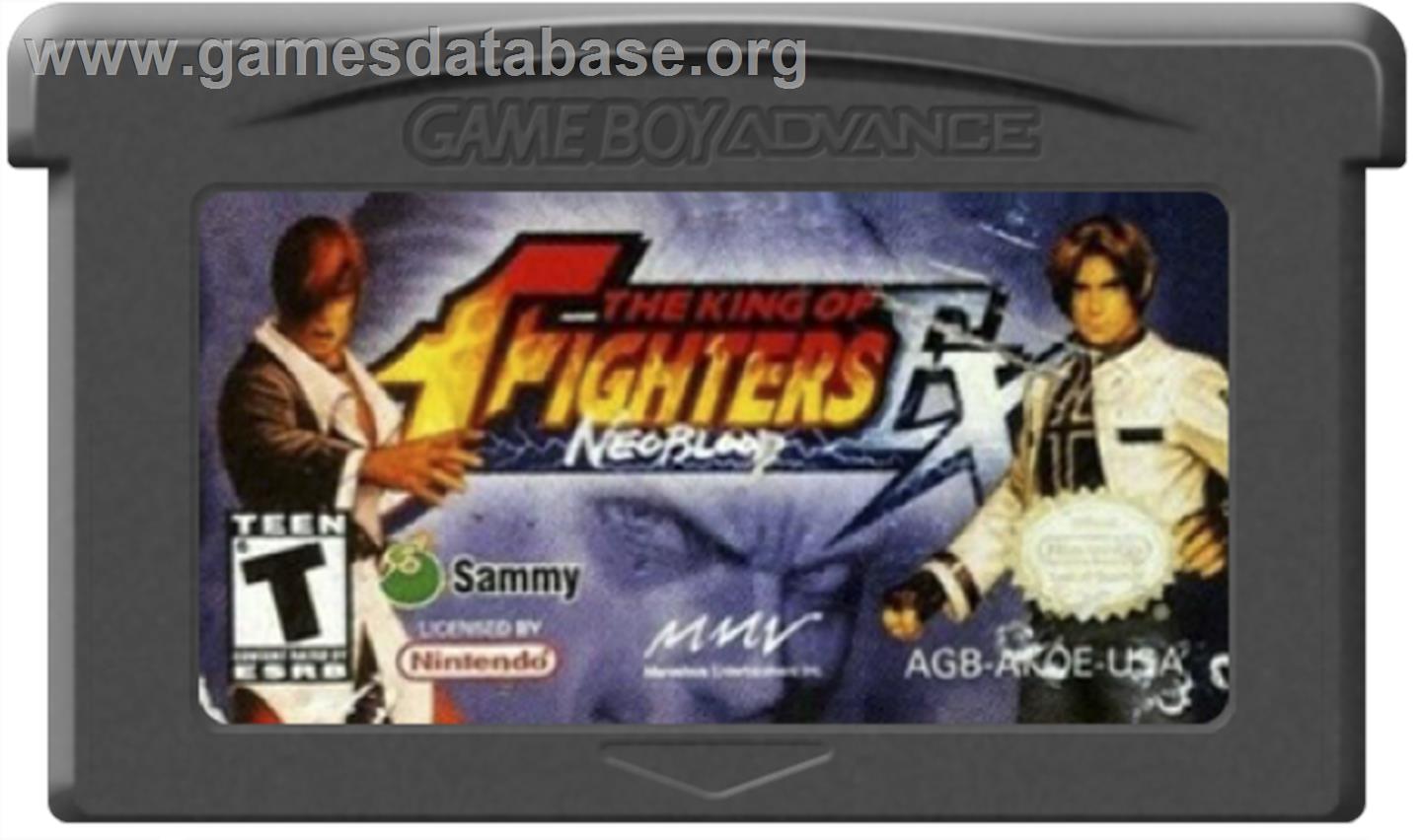 King of Fighters EX: Neo Blood - Nintendo Game Boy Advance - Artwork - Cartridge