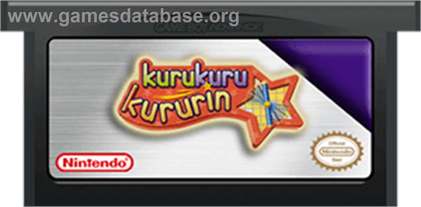 Kuru Kuru Kururin - Nintendo Game Boy Advance - Artwork - Cartridge