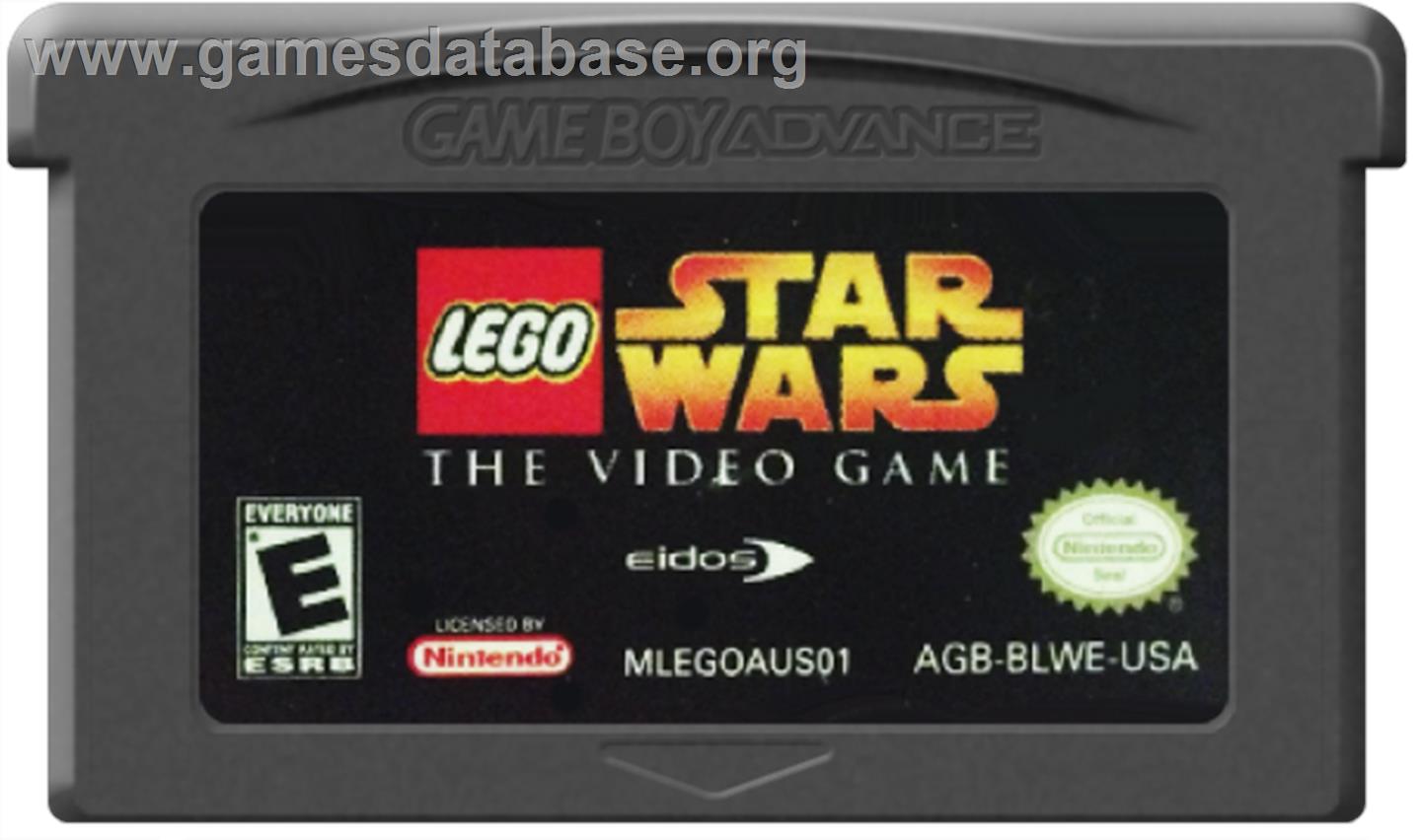 LEGO Star Wars: The Video Game - Nintendo Game Boy Advance - Artwork - Cartridge