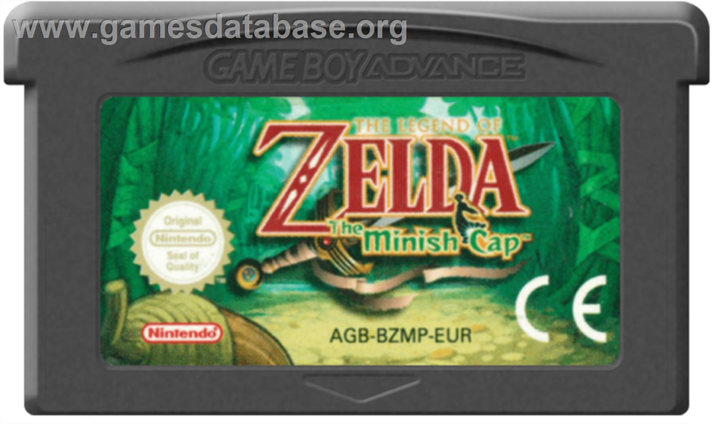 Legend of Zelda: The Minish Cap - Nintendo Game Boy Advance - Artwork - Cartridge