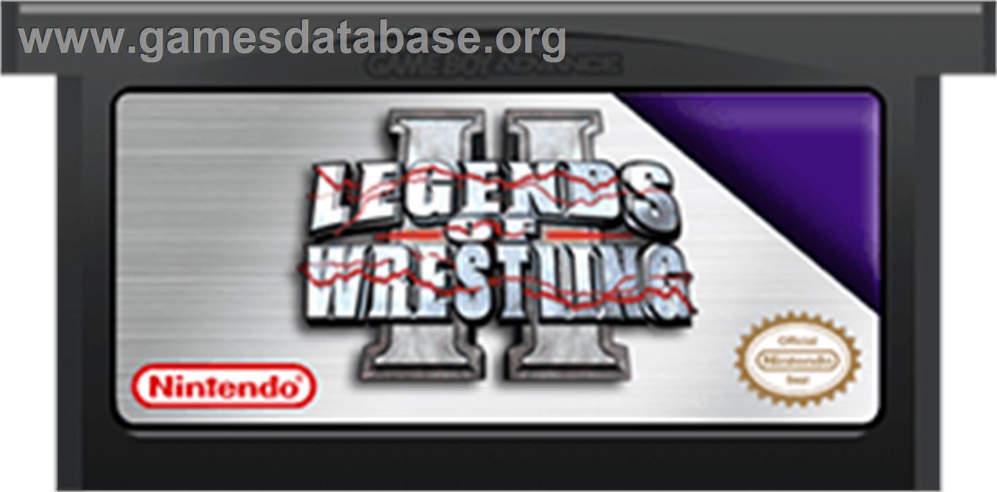 Legends of Wrestling 2 - Nintendo Game Boy Advance - Artwork - Cartridge