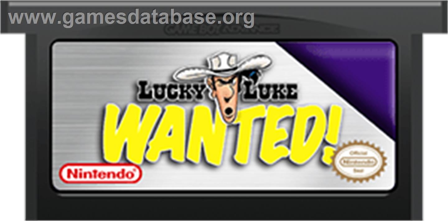 Lucky Luke: Wanted - Nintendo Game Boy Advance - Artwork - Cartridge