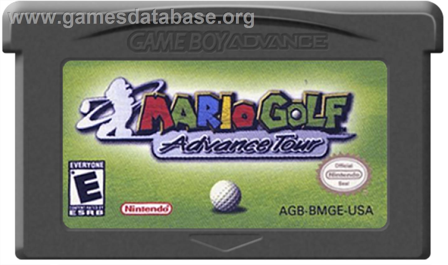Mario Golf: Advance Tour - Nintendo Game Boy Advance - Artwork - Cartridge