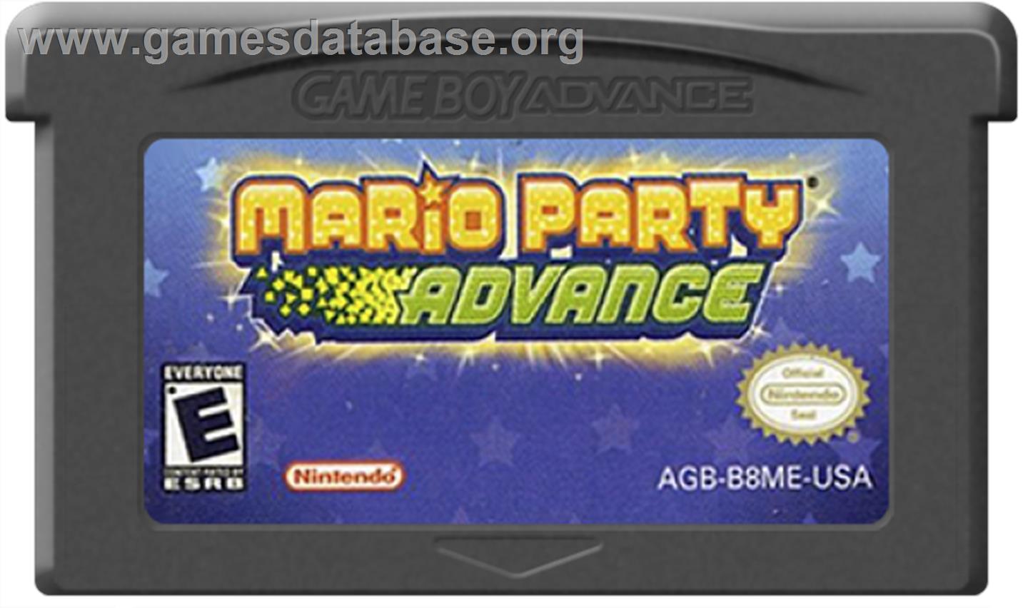 Mario Party Advance - Nintendo Game Boy Advance - Artwork - Cartridge