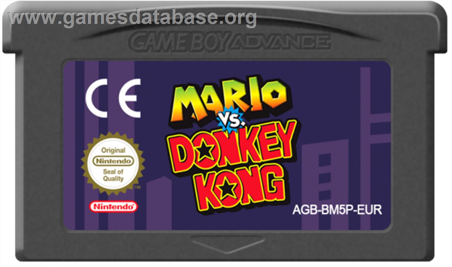 Mario vs. Donkey Kong - Nintendo Game Boy Advance - Artwork - Cartridge