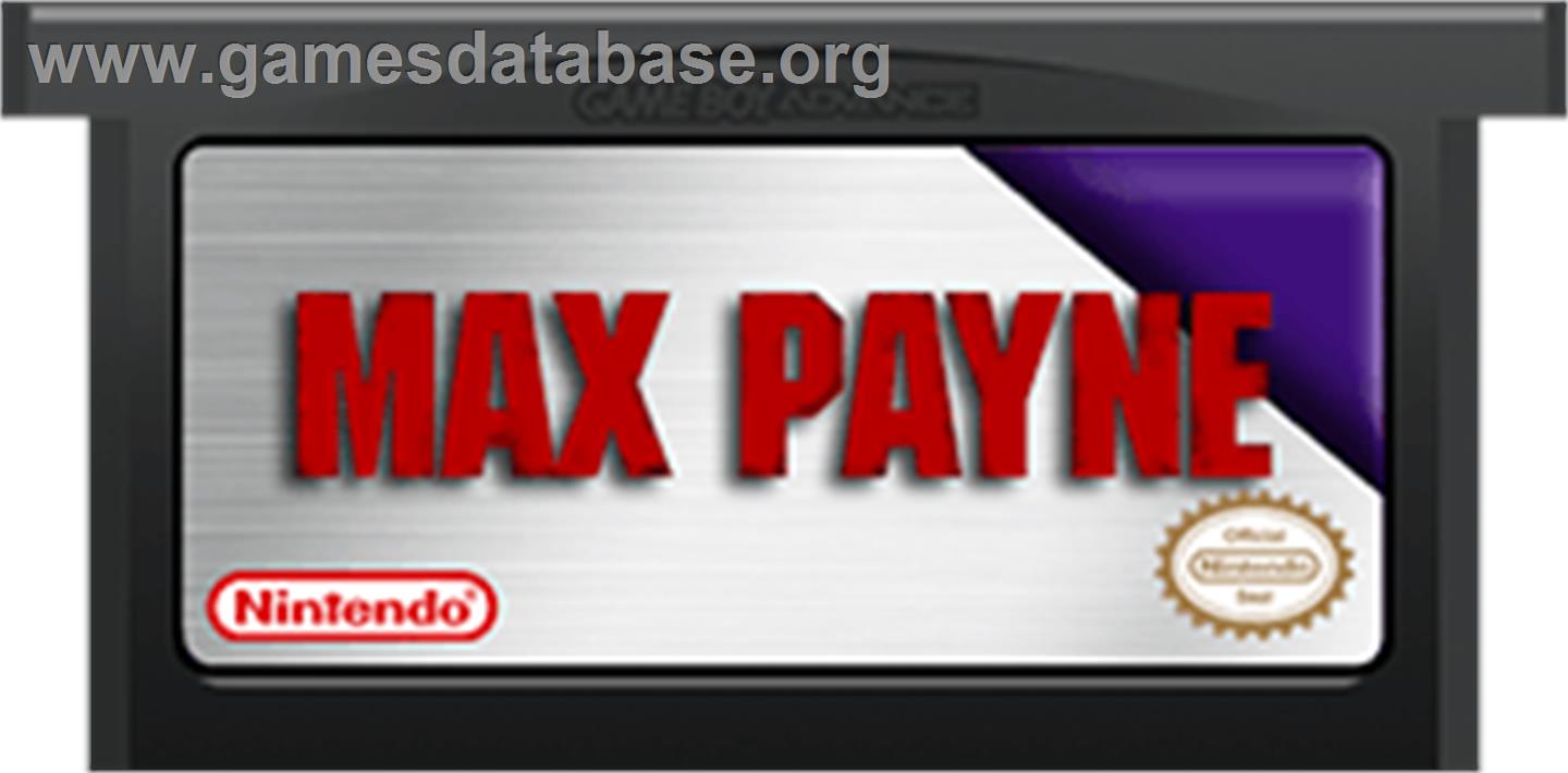 Max Payne - Nintendo Game Boy Advance - Artwork - Cartridge