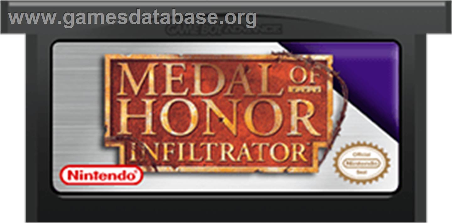 Medal of Honor: Infiltrator - Nintendo Game Boy Advance - Artwork - Cartridge