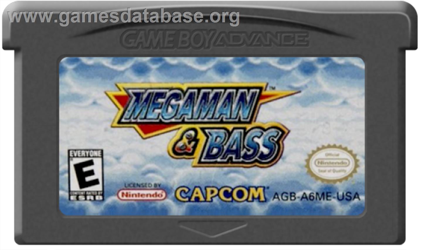 Mega Man & Bass - Nintendo Game Boy Advance - Artwork - Cartridge