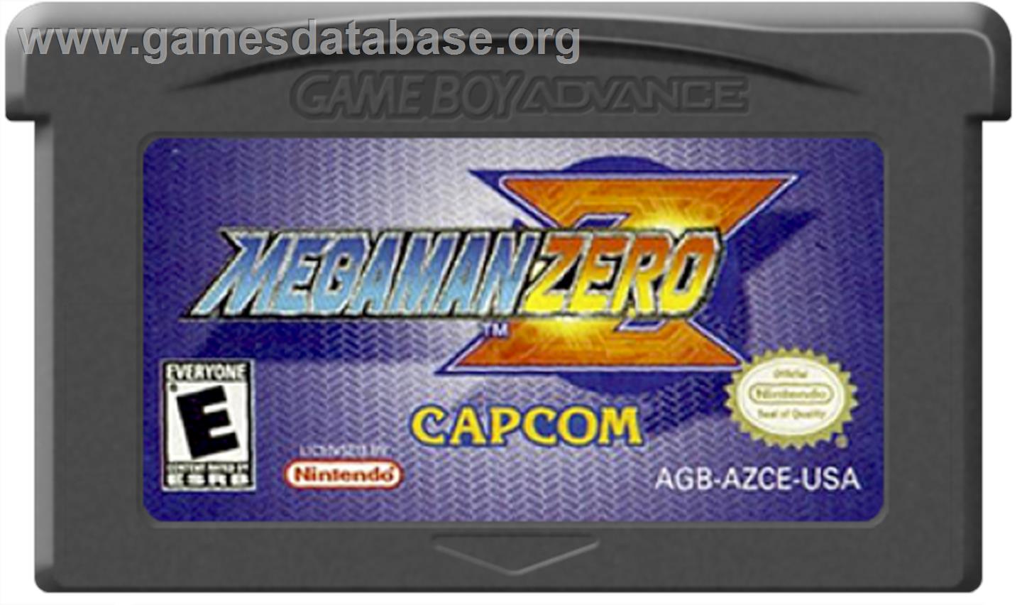Mega Man Zero - Nintendo Game Boy Advance - Artwork - Cartridge