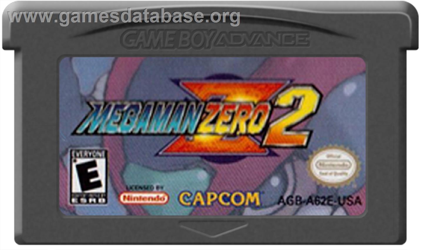 Mega Man Zero 2 - Nintendo Game Boy Advance - Artwork - Cartridge