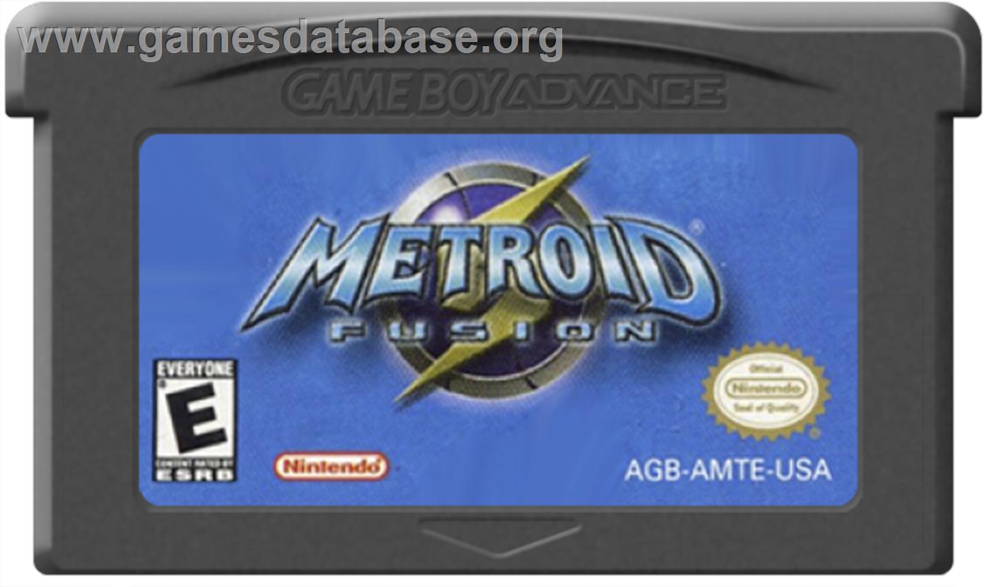 Metroid Fusion - Nintendo Game Boy Advance - Artwork - Cartridge