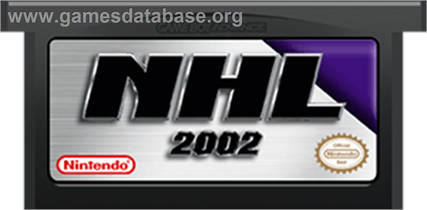 NHL 2002 - Nintendo Game Boy Advance - Artwork - Cartridge