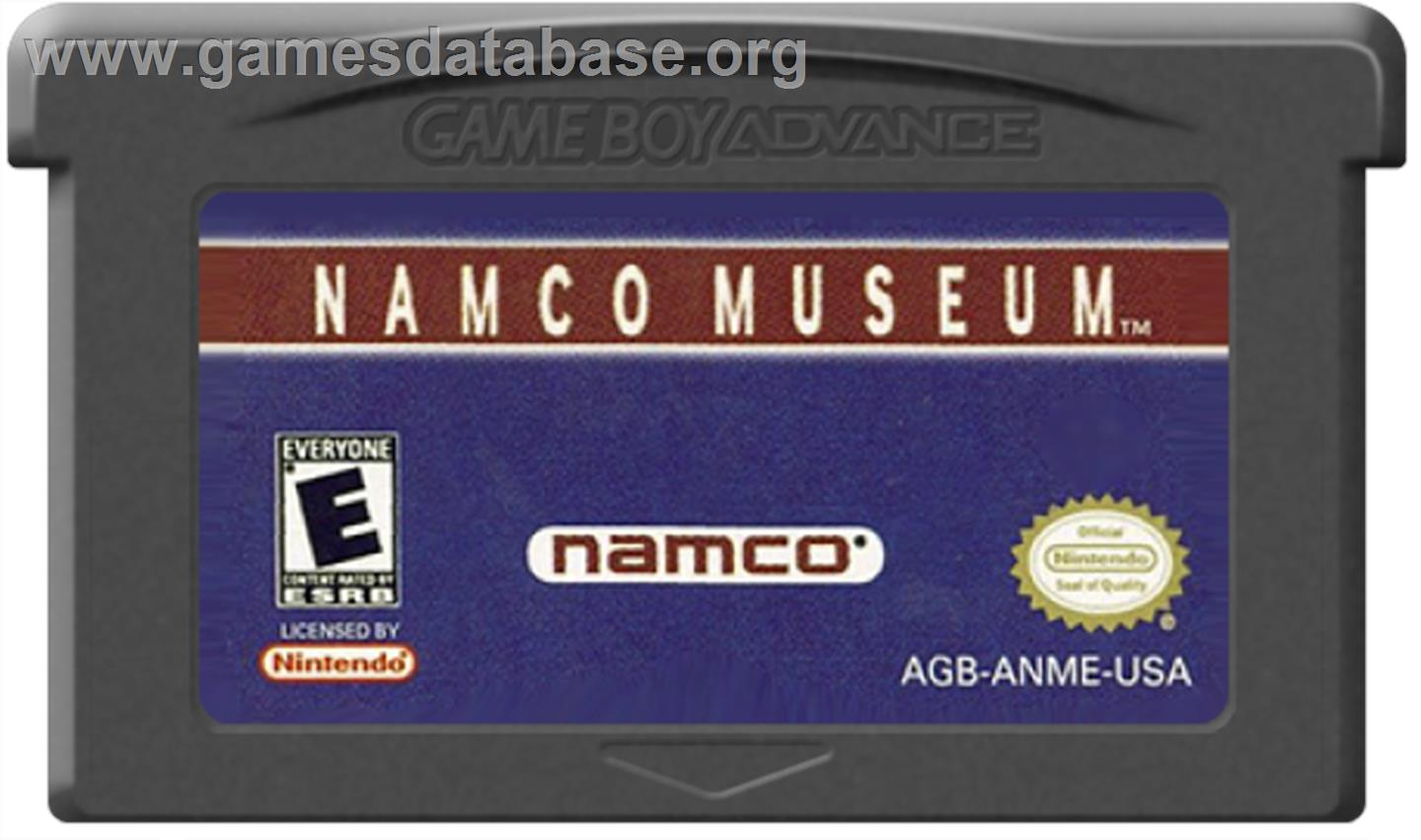 Namco Museum - Nintendo Game Boy Advance - Artwork - Cartridge