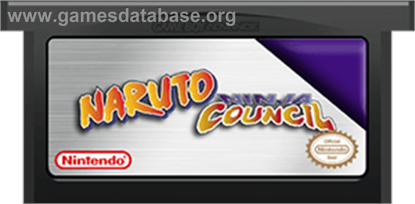 Naruto: Ninja Council - Nintendo Game Boy Advance - Artwork - Cartridge