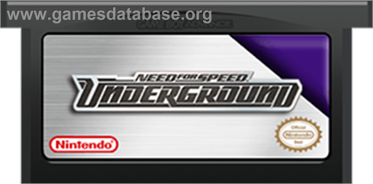 Need for Speed Underground - Nintendo Game Boy Advance - Artwork - Cartridge