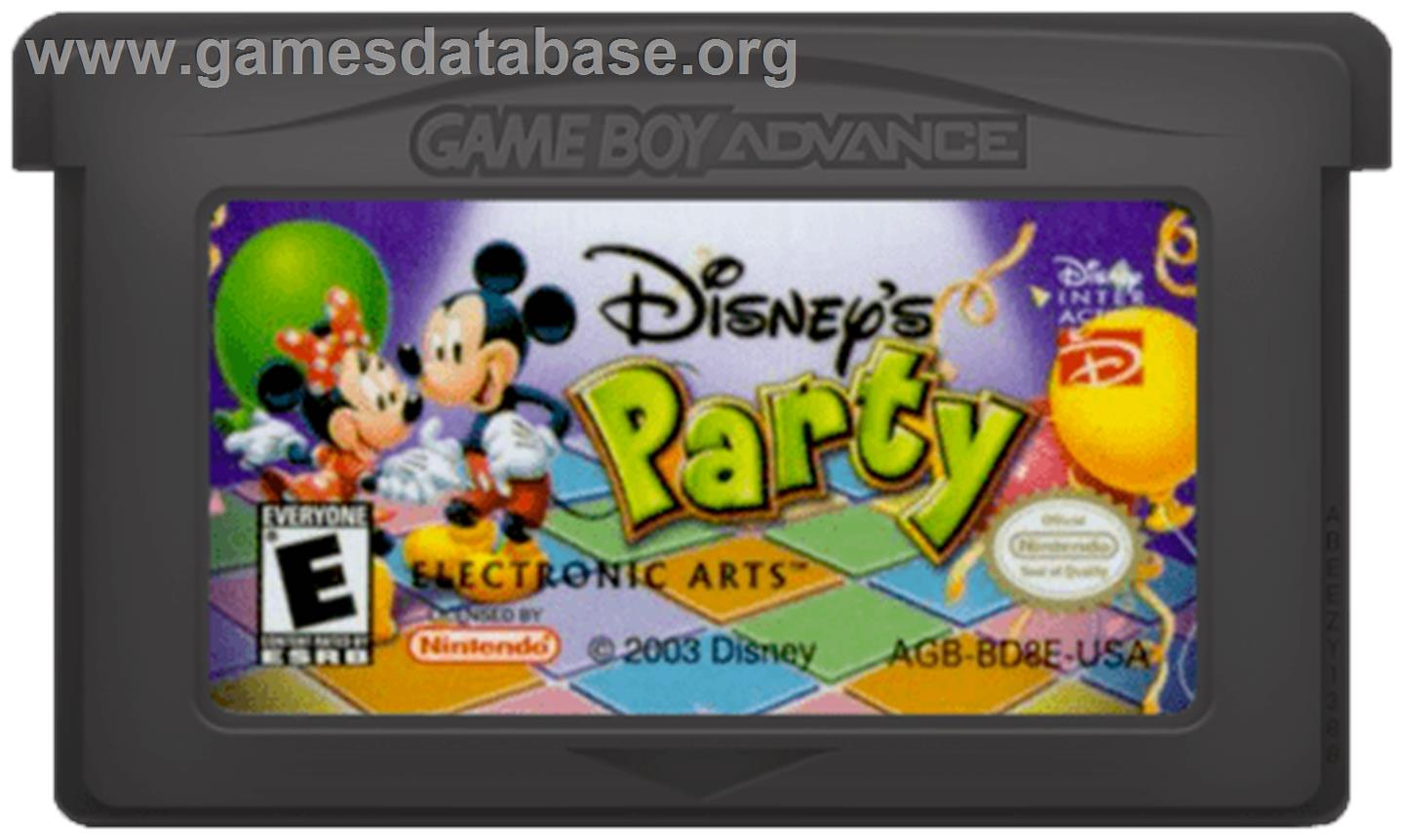 Party - Nintendo Game Boy Advance - Artwork - Cartridge