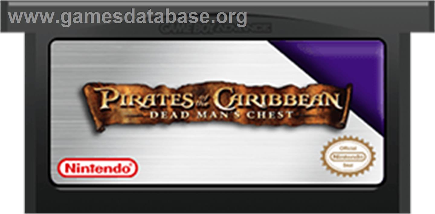 Pirates of the Caribbean: Dead Man's Chest - Nintendo Game Boy Advance - Artwork - Cartridge